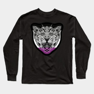 illustrated Jaguar pride series ace pride flag Long Sleeve T-Shirt